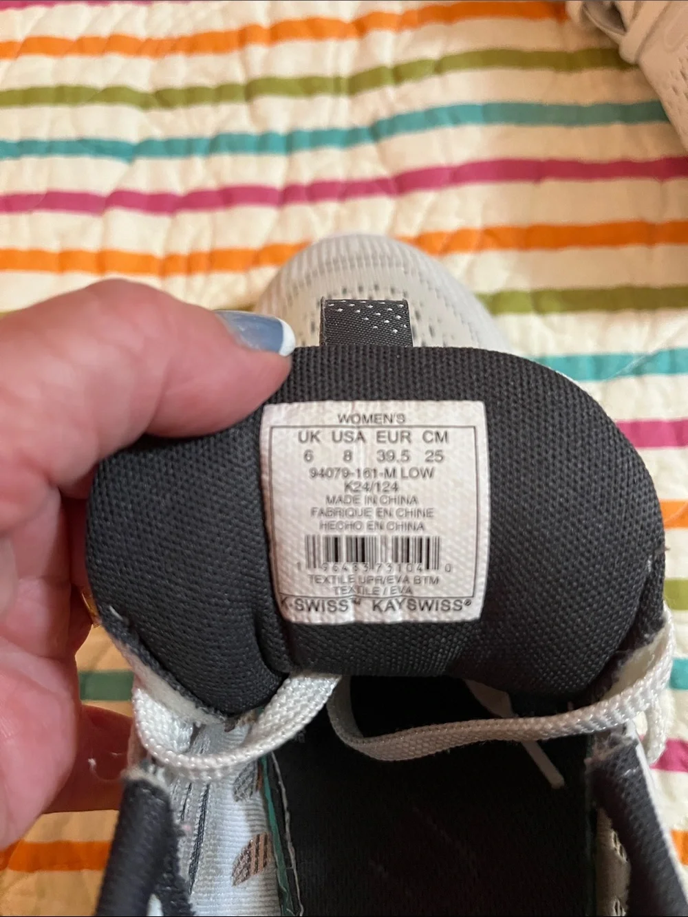 K-Swiss these shoes
